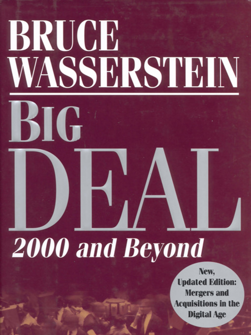 Title details for Big Deal by Bruce Wasserstein - Available